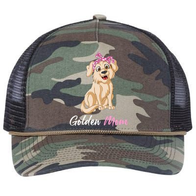 Golden Mom Retro Rope Trucker Hat Cap