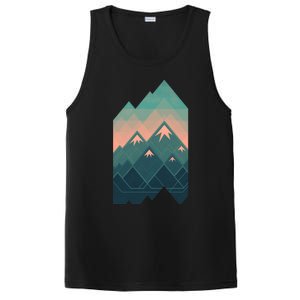 Geometric Mountains PosiCharge Competitor Tank