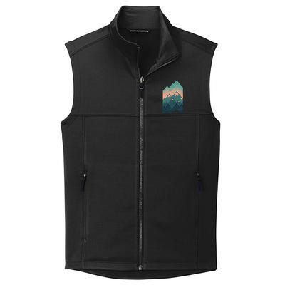 Geometric Mountains Collective Smooth Fleece Vest