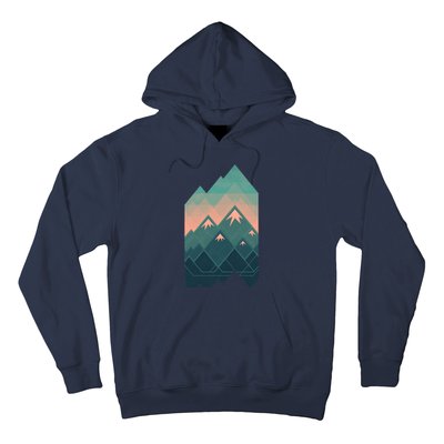 Geometric Mountains Hoodie