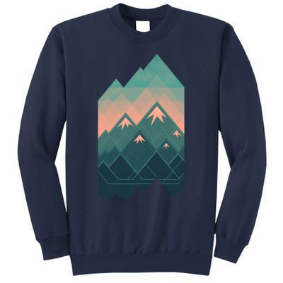 Geometric Mountains Sweatshirt