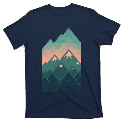 Geometric Mountains T-Shirt