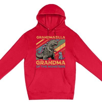 Grandmazilla Monster Grandma Holiday Costume Premium Pullover Hoodie