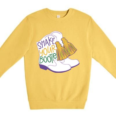 Girl Mardi Gras Shake Your Bootie Premium Crewneck Sweatshirt