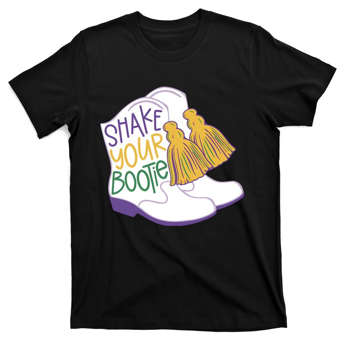 Girl Mardi Gras Shake Your Bootie T-Shirt