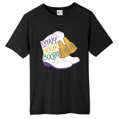 Girl Mardi Gras Shake Your Bootie Tall Fusion ChromaSoft Performance T-Shirt