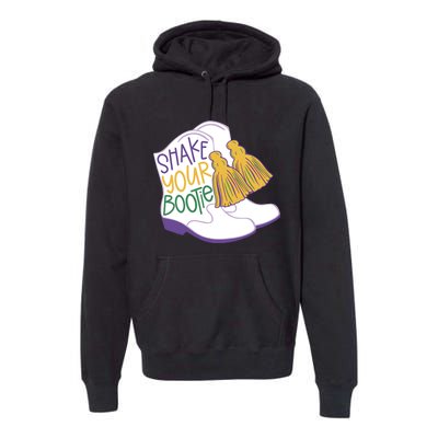 Girl Mardi Gras Shake Your Bootie Premium Hoodie