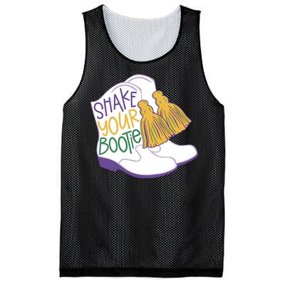 Girl Mardi Gras Shake Your Bootie Mesh Reversible Basketball Jersey Tank