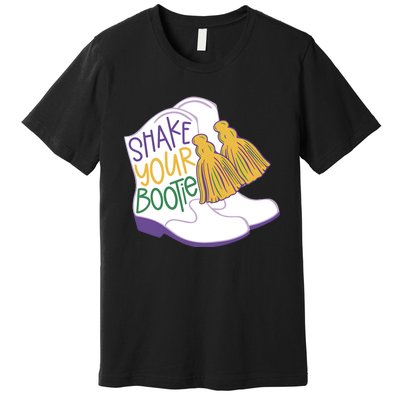 Girl Mardi Gras Shake Your Bootie Premium T-Shirt