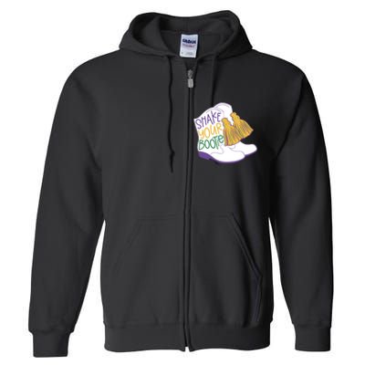 Girl Mardi Gras Shake Your Bootie Full Zip Hoodie