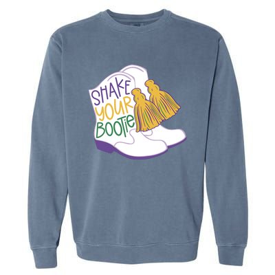 Girl Mardi Gras Shake Your Bootie Garment-Dyed Sweatshirt