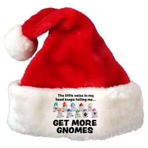 Get More Gnomes Funny Garden Gnome For Gardener Premium Christmas Santa Hat