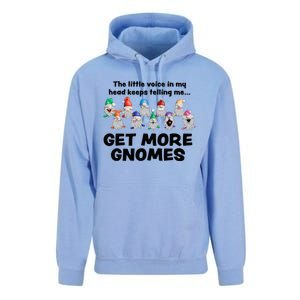 Get More Gnomes Funny Garden Gnome For Gardener Unisex Surf Hoodie