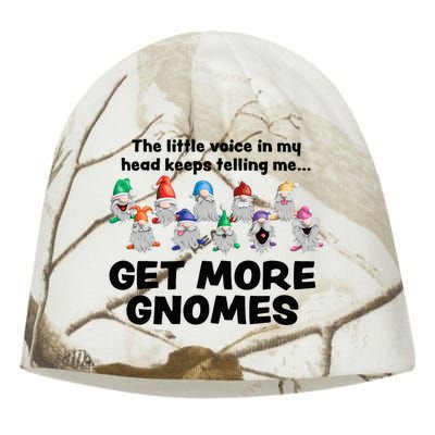 Get More Gnomes Funny Garden Gnome For Gardener Kati - Camo Knit Beanie