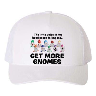 Get More Gnomes Funny Garden Gnome For Gardener Yupoong Adult 5-Panel Trucker Hat