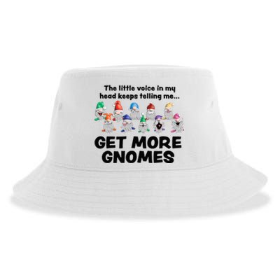 Get More Gnomes Funny Garden Gnome For Gardener Sustainable Bucket Hat