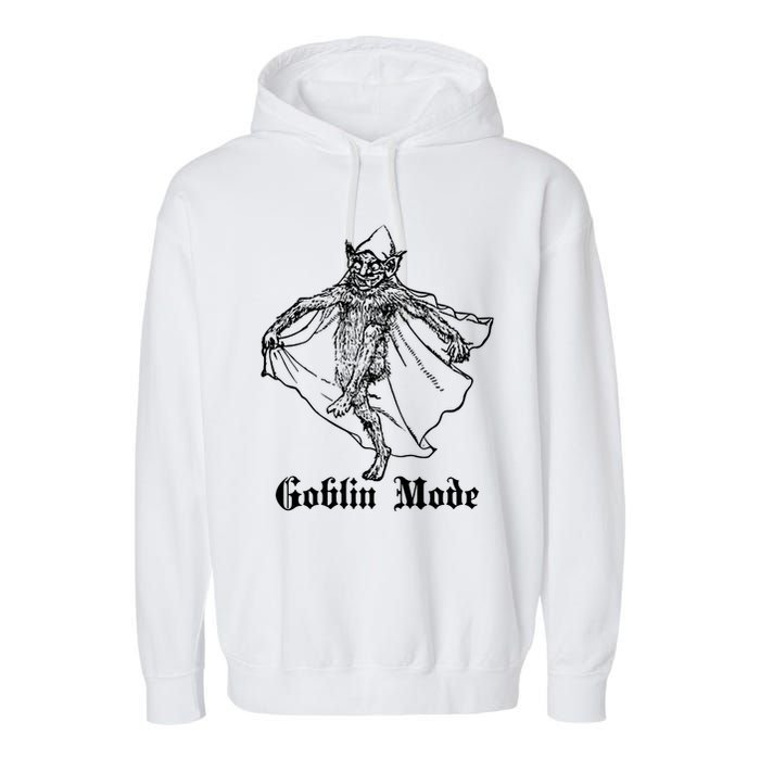 Goblin Mode Garment-Dyed Fleece Hoodie