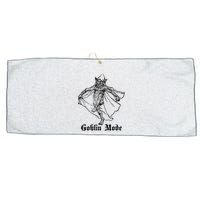 Goblin Mode Large Microfiber Waffle Golf Towel