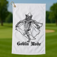 Goblin Mode Golf Towel