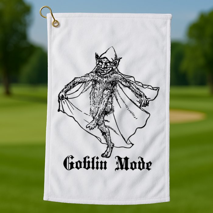 Goblin Mode Golf Towel