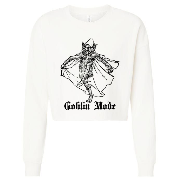 Goblin Mode Cropped Pullover Crew