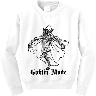 Goblin Mode Kids Sweatshirt