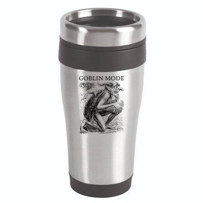 Goblin Mode Goblincore Vintage Aesthetic Funny Off Day Trend 16oz Travel Tumbler