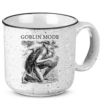 Goblin Mode Goblincore Vintage Aesthetic Funny Off Day Trend 15oz Campfire Ceramic Mug