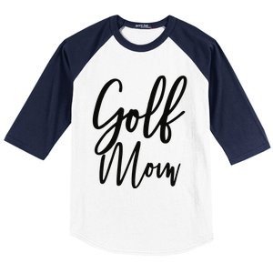 Golf Mom Golf Mom Baseball Sleeve Shirt