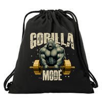 Gorilla Mode Gym Workout Beast Weightlifting Bodybuilding Gift Drawstring Bag