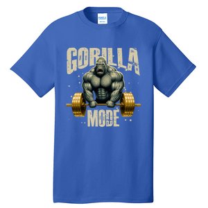 Gorilla Mode Gym Workout Beast Weightlifting Bodybuilding Gift Tall T-Shirt