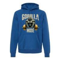 Gorilla Mode Gym Workout Beast Weightlifting Bodybuilding Gift Premium Hoodie