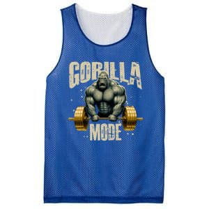 Gorilla Mode Gym Workout Beast Weightlifting Bodybuilding Gift Mesh Reversible Basketball Jersey Tank