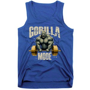 Gorilla Mode Gym Workout Beast Weightlifting Bodybuilding Gift Tank Top