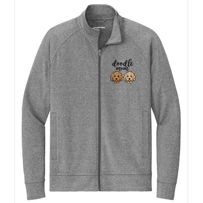 Goldendoodle Mom Great Gift Doodle Mom Cute Goldendoodle Cool Gift Stretch Full-Zip Cadet Jacket