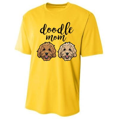 Goldendoodle Mom Great Gift Doodle Mom Cute Goldendoodle Cool Gift Performance Sprint T-Shirt