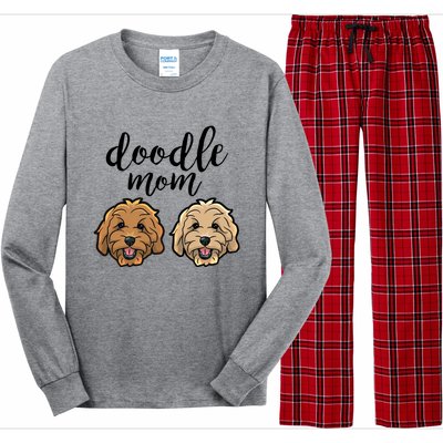 Goldendoodle Mom Great Gift Doodle Mom Cute Goldendoodle Cool Gift Long Sleeve Pajama Set