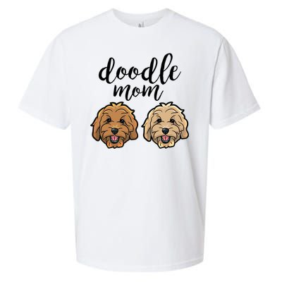 Goldendoodle Mom Great Gift Doodle Mom Cute Goldendoodle Cool Gift Sueded Cloud Jersey T-Shirt