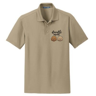 Goldendoodle Mom Great Gift Doodle Mom Cute Goldendoodle Cool Gift Dry Zone Grid Polo