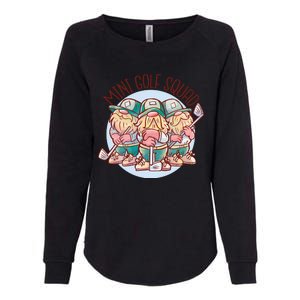 Gnomes Mini Golf Squad Womens California Wash Sweatshirt