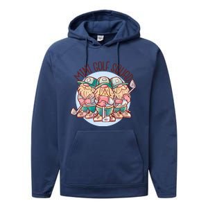 Gnomes Mini Golf Squad Performance Fleece Hoodie