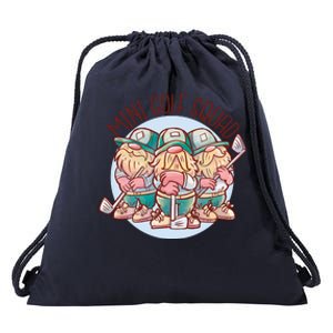 Gnomes Mini Golf Squad Drawstring Bag