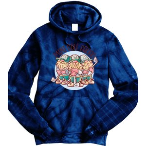 Gnomes Mini Golf Squad Tie Dye Hoodie