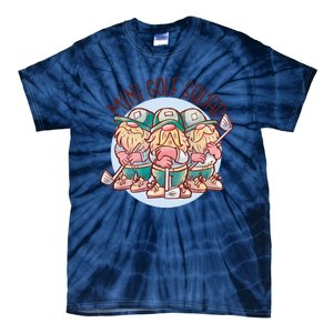 Gnomes Mini Golf Squad Tie-Dye T-Shirt