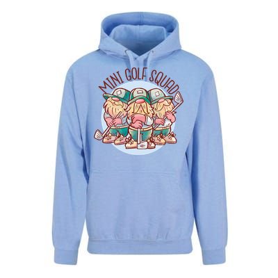 Gnomes Mini Golf Squad Unisex Surf Hoodie