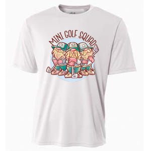 Gnomes Mini Golf Squad Cooling Performance Crew T-Shirt