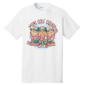 Gnomes Mini Golf Squad Tall T-Shirt