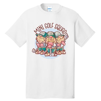 Gnomes Mini Golf Squad Tall T-Shirt