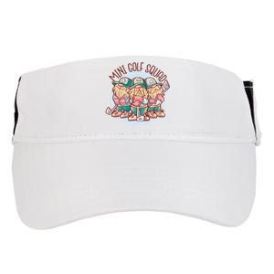 Gnomes Mini Golf Squad Adult Drive Performance Visor