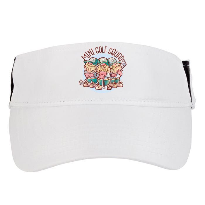 Gnomes Mini Golf Squad Adult Drive Performance Visor